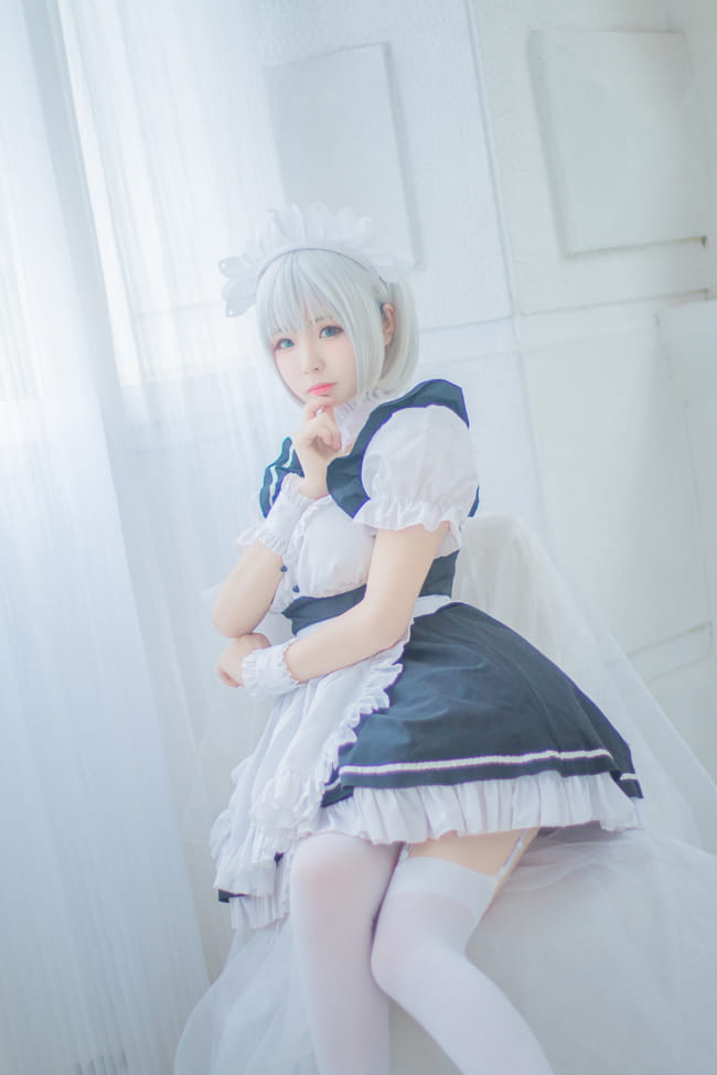 约会大作战 鸢一折纸 女仆装cos