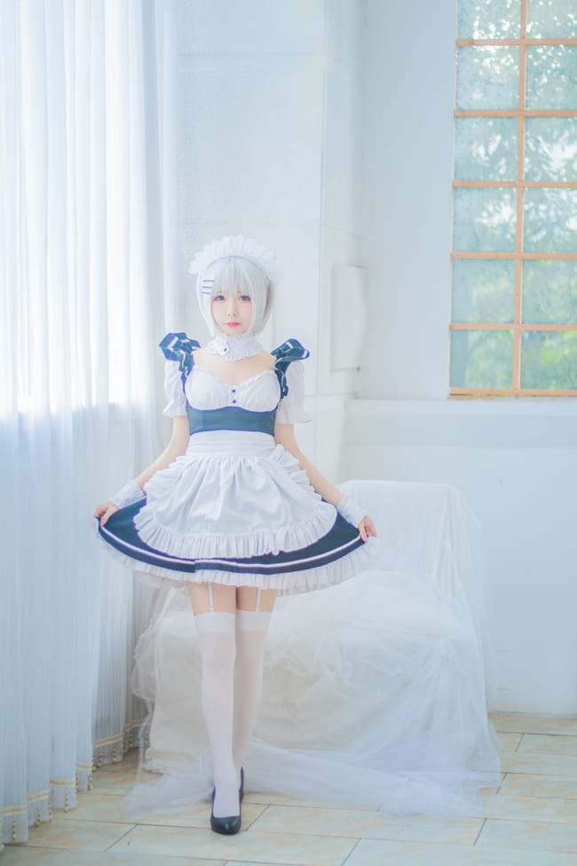 约会大作战 鸢一折纸 女仆装cos