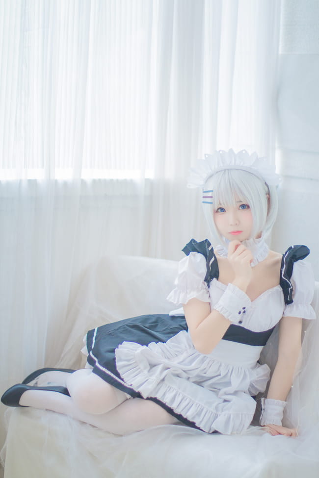 约会大作战 鸢一折纸 女仆装cos