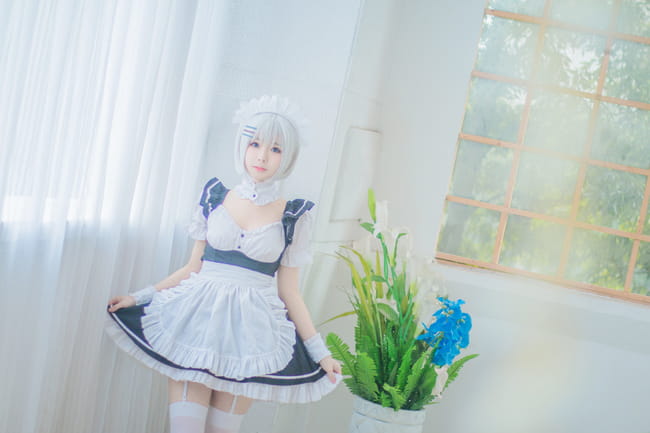 约会大作战 鸢一折纸 女仆装cos