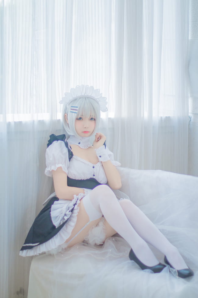 约会大作战 鸢一折纸 女仆装cos