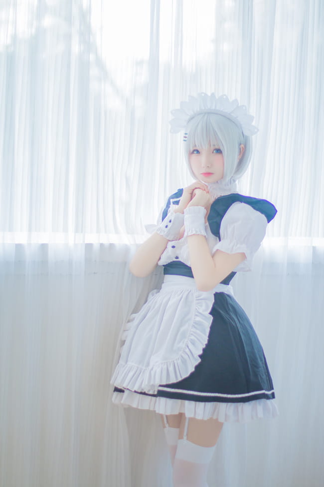 约会大作战 鸢一折纸 女仆装cos