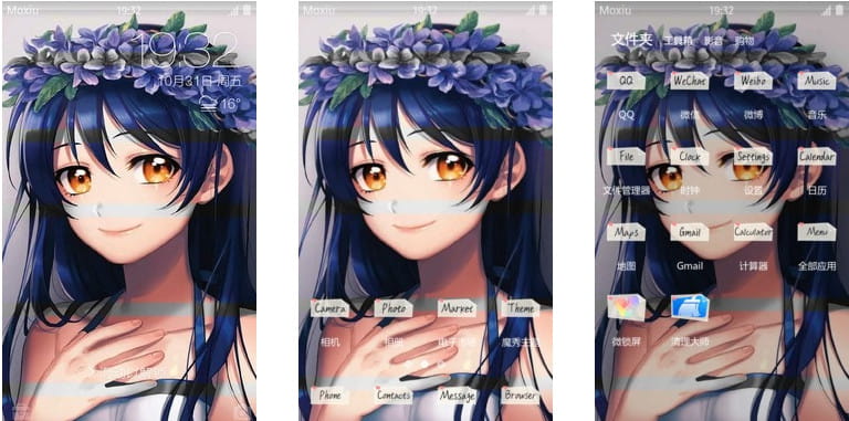 永不过气九人女天团 lovelive！安卓手机主题大集合！