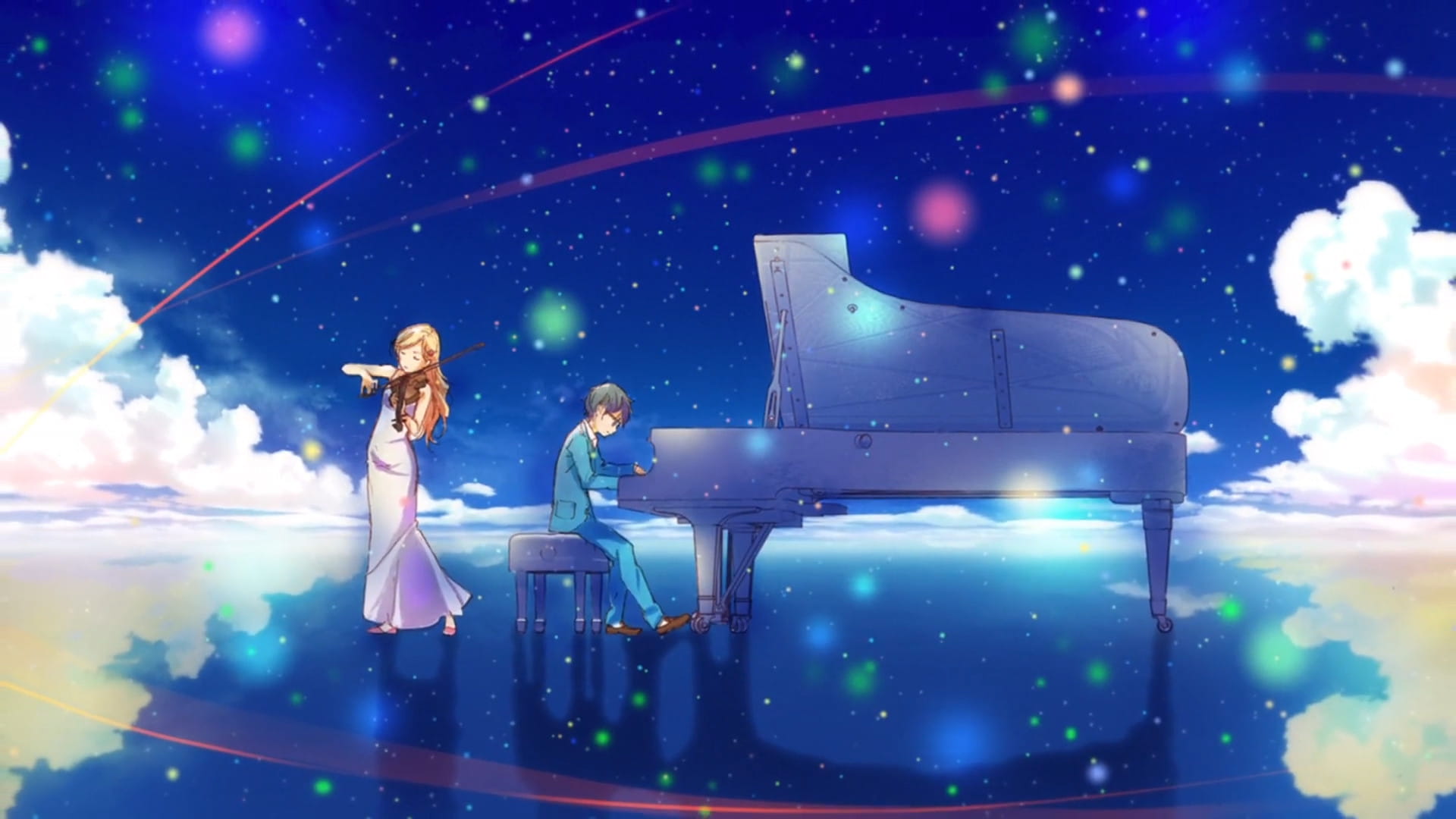 没有你的四月 马上就要来了 四月是你的谎言电脑壁纸下载(1)