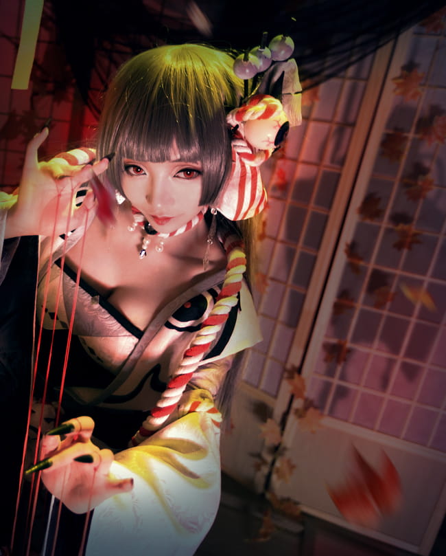 人形之舞 红叶 阴阳师超美cosplay(1)