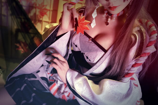 人形之舞 红叶 阴阳师超美cosplay(1)