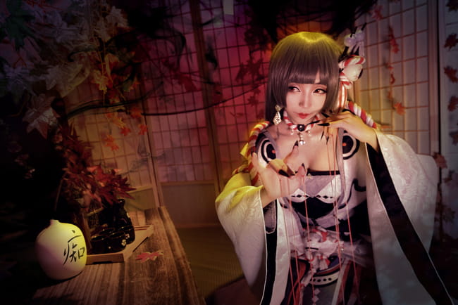 人形之舞 红叶 阴阳师超美cosplay(1)