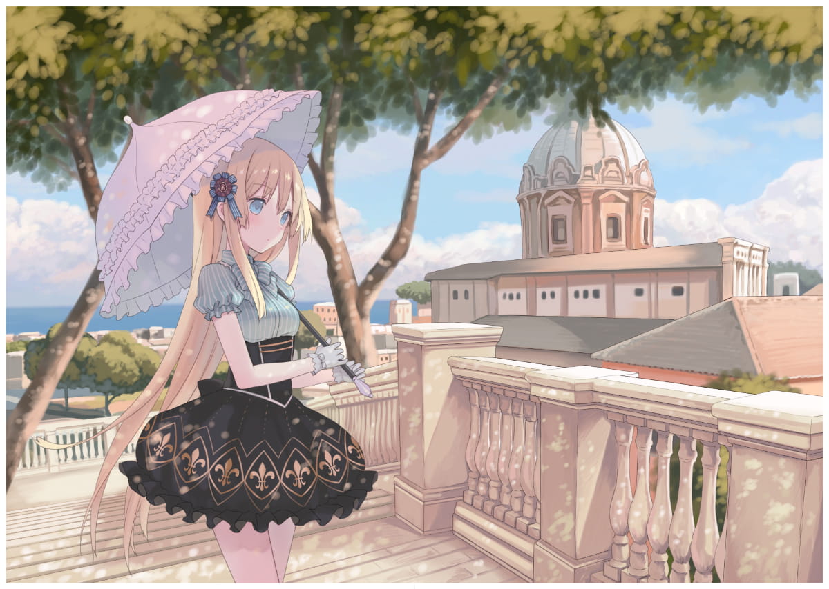 魔法茶会时间 洋装小萝莉电脑壁纸(1)