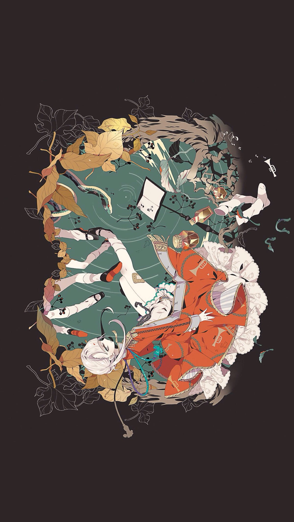 人形玩偶 特色插画系列手机壁纸(1)