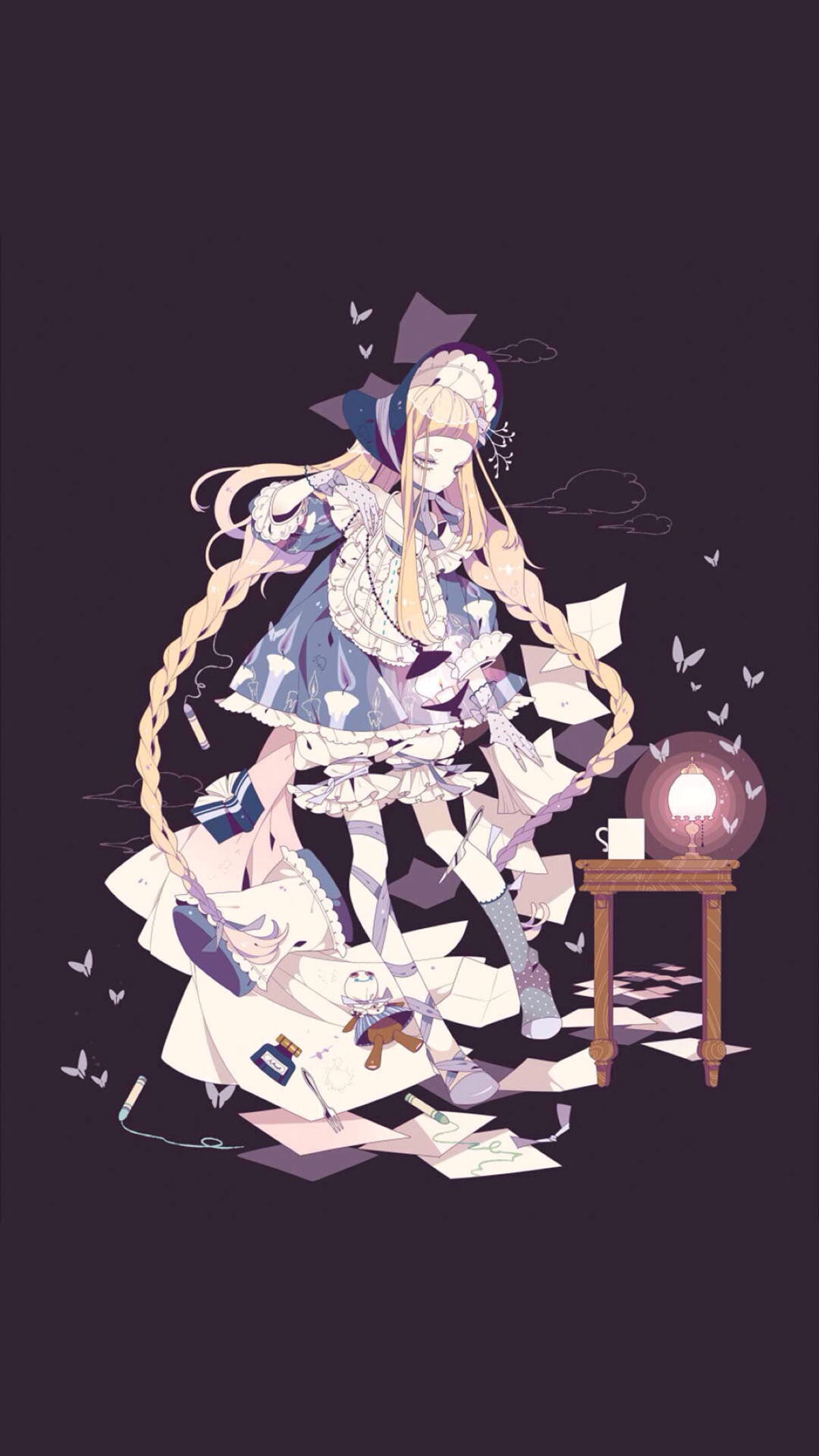 人形玩偶 特色插画系列手机壁纸(1)