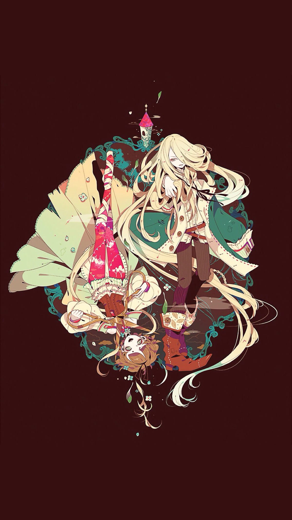 人形玩偶 特色插画系列手机壁纸(1)