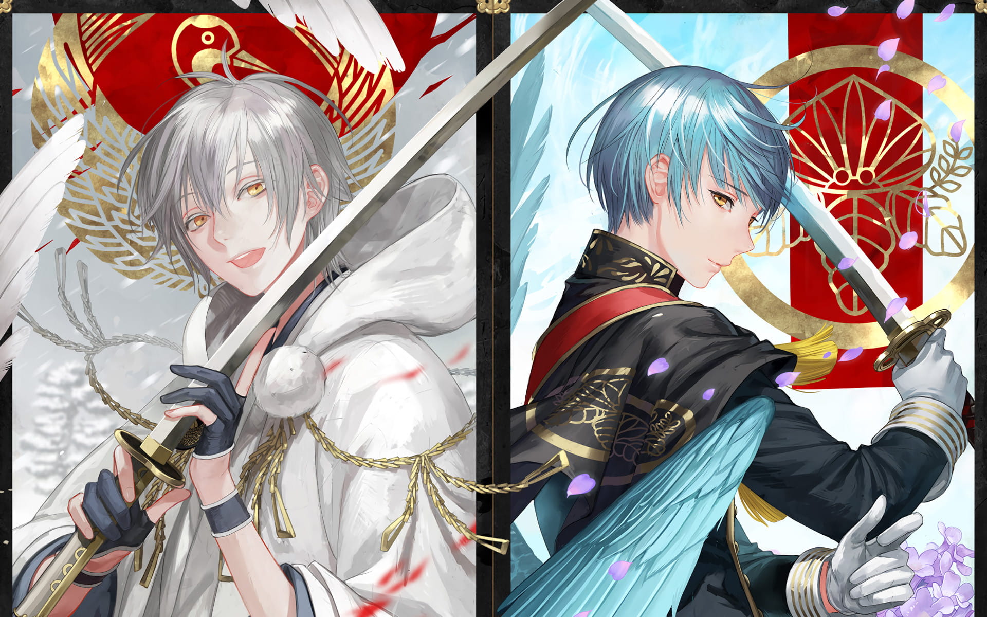 刀剑乱舞 刀剑男士动漫壁纸电脑桌面下载(1)