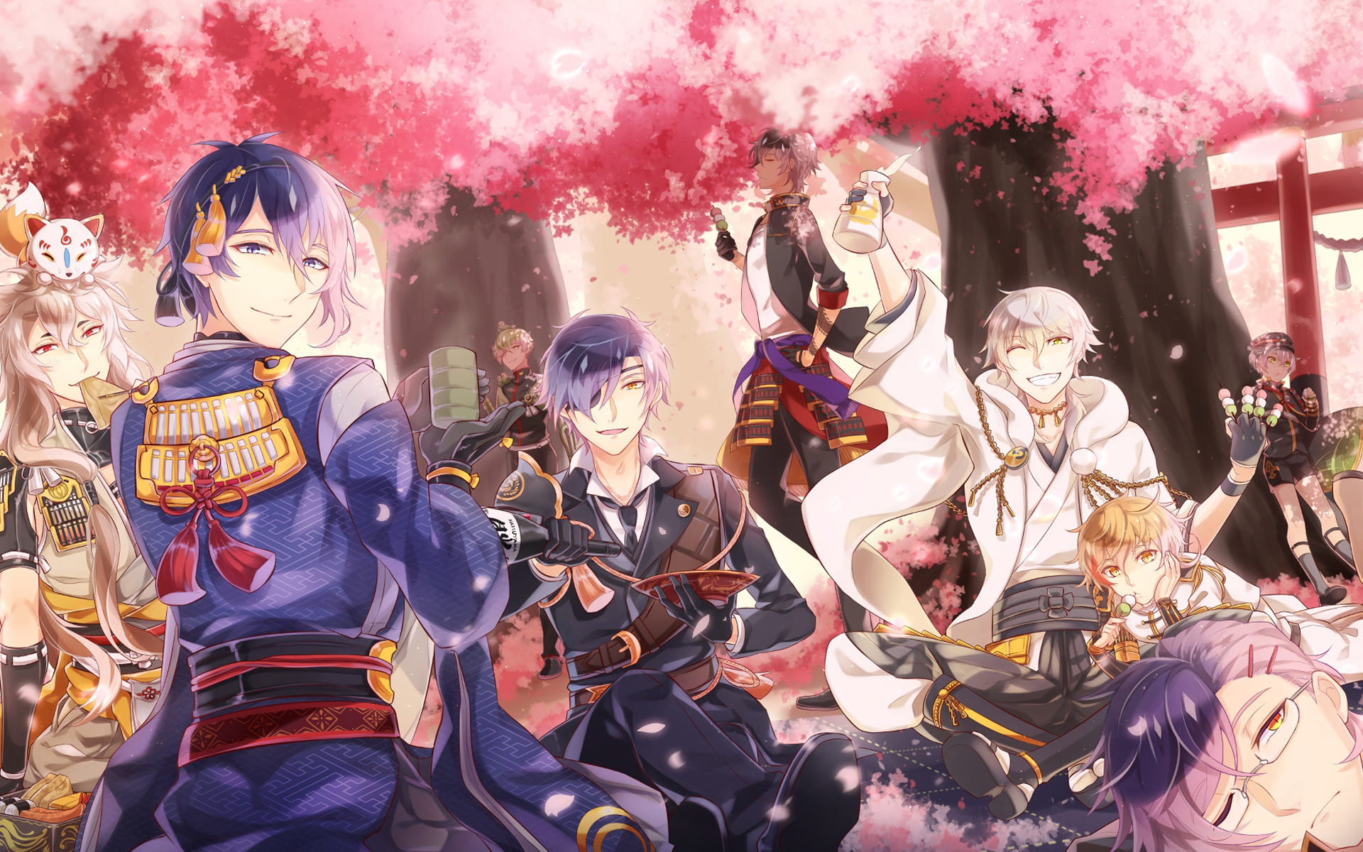 刀剑乱舞 刀剑男士动漫壁纸电脑桌面下载(1)