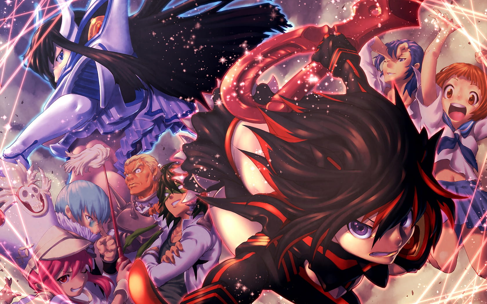 英勇少女 斩服少女动漫电脑壁纸(1)