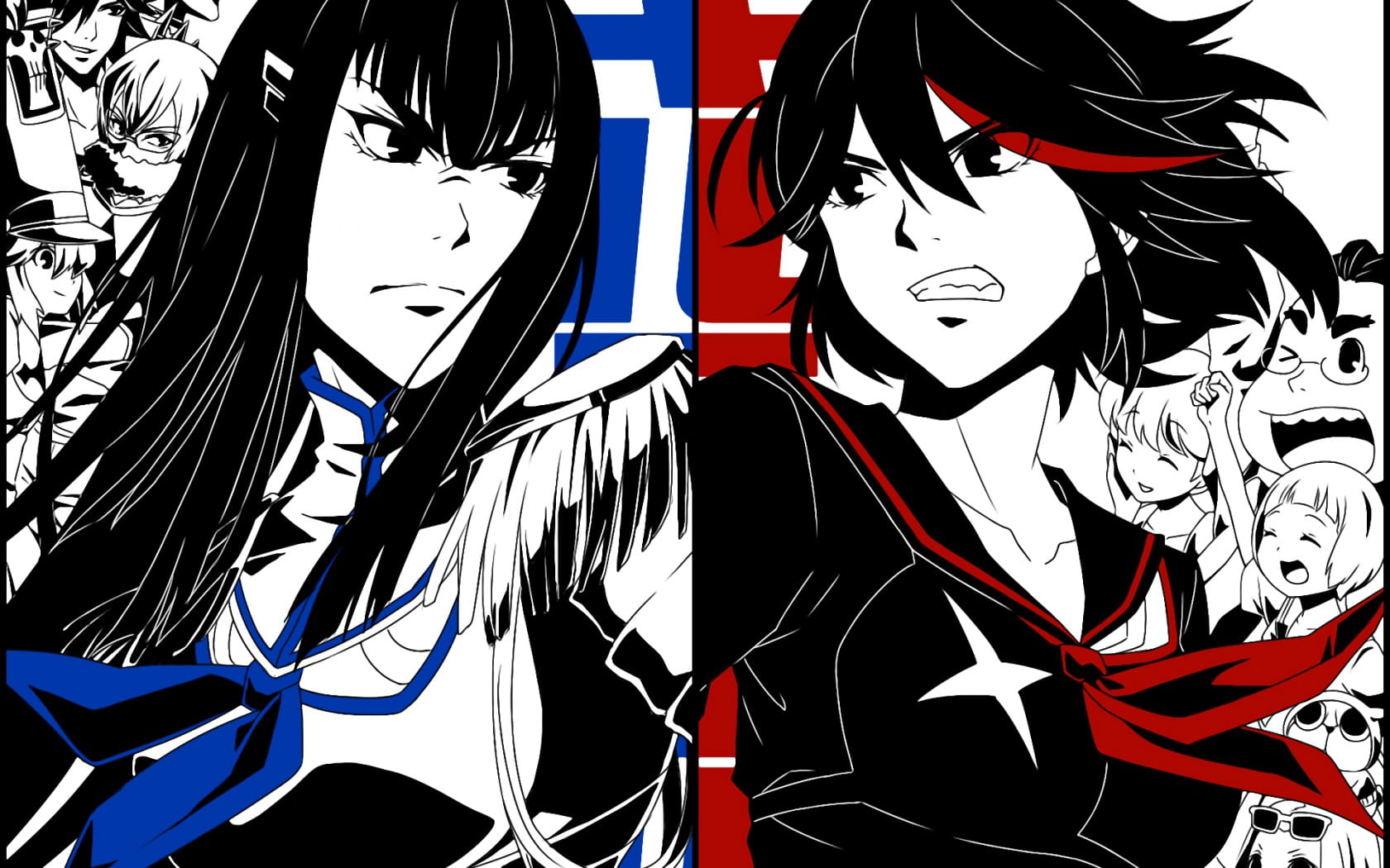 英勇少女 斩服少女动漫电脑壁纸(1)