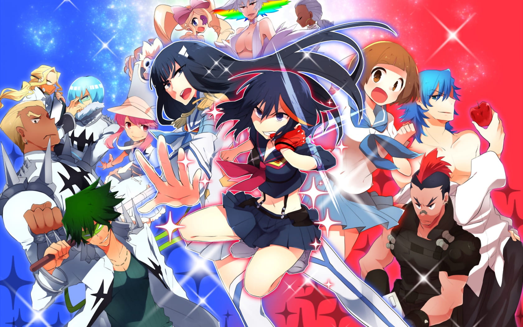 英勇少女 斩服少女动漫电脑壁纸(1)