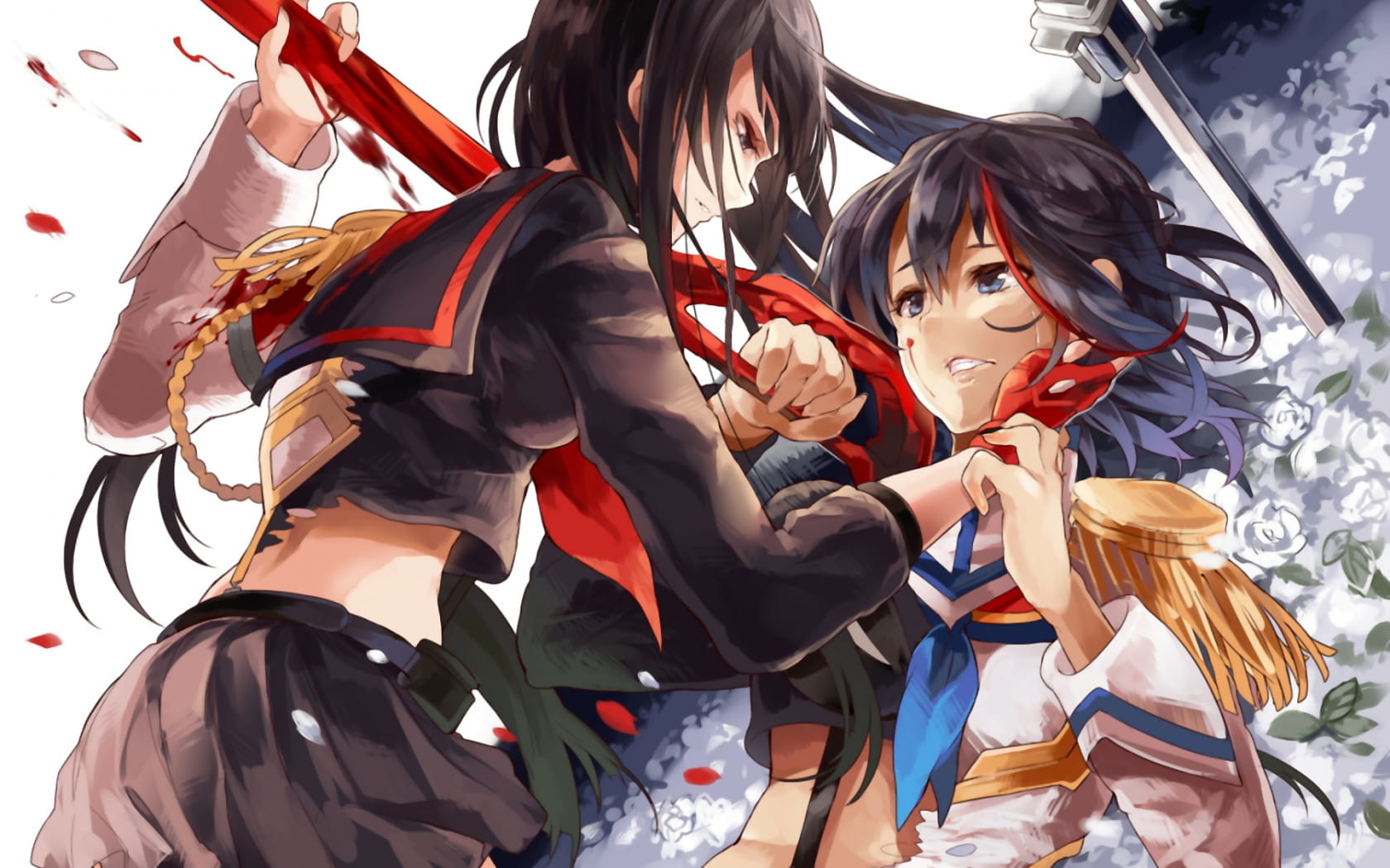 英勇少女 斩服少女动漫电脑壁纸(1)