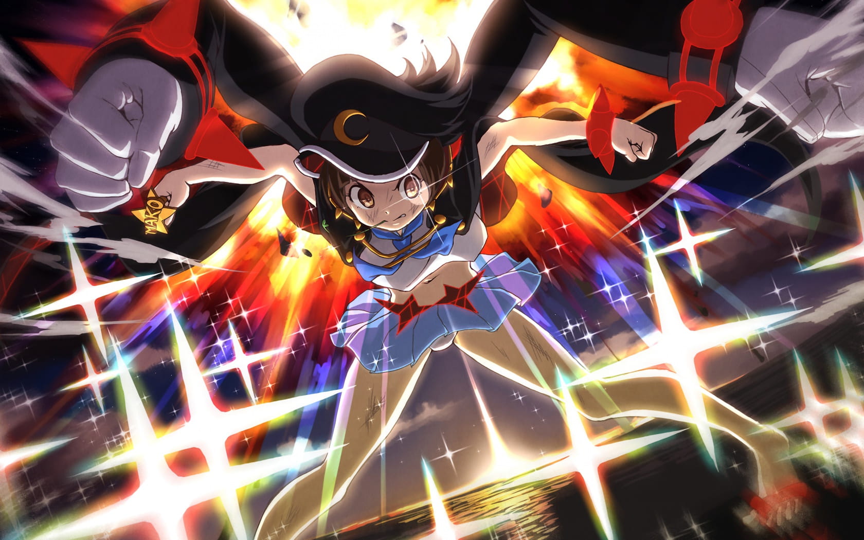 英勇少女 斩服少女动漫电脑壁纸(1)