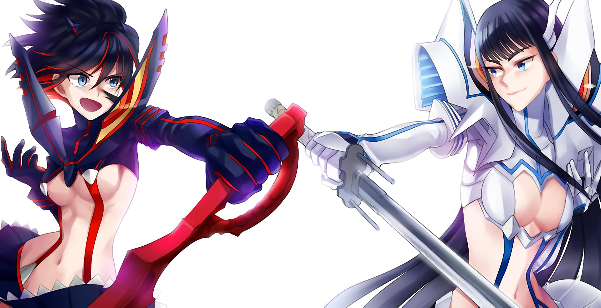 英勇少女 斩服少女动漫电脑壁纸(1)