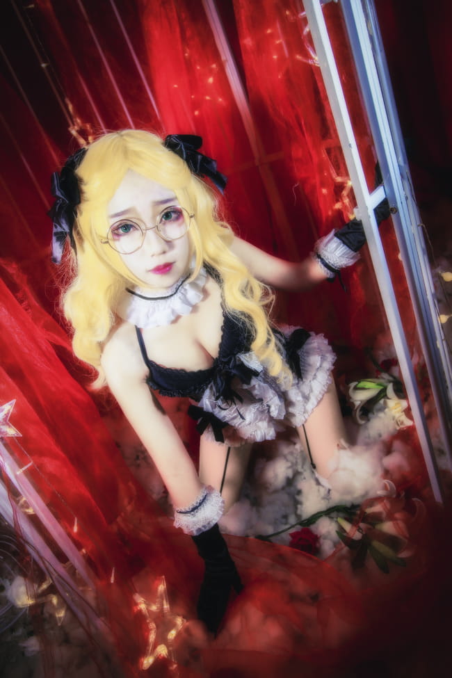 林之地带 眼镜娘白百合姬cosplay