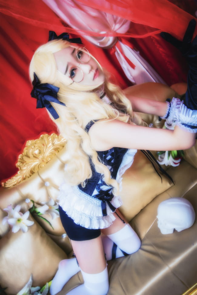 林之地带 眼镜娘白百合姬cosplay