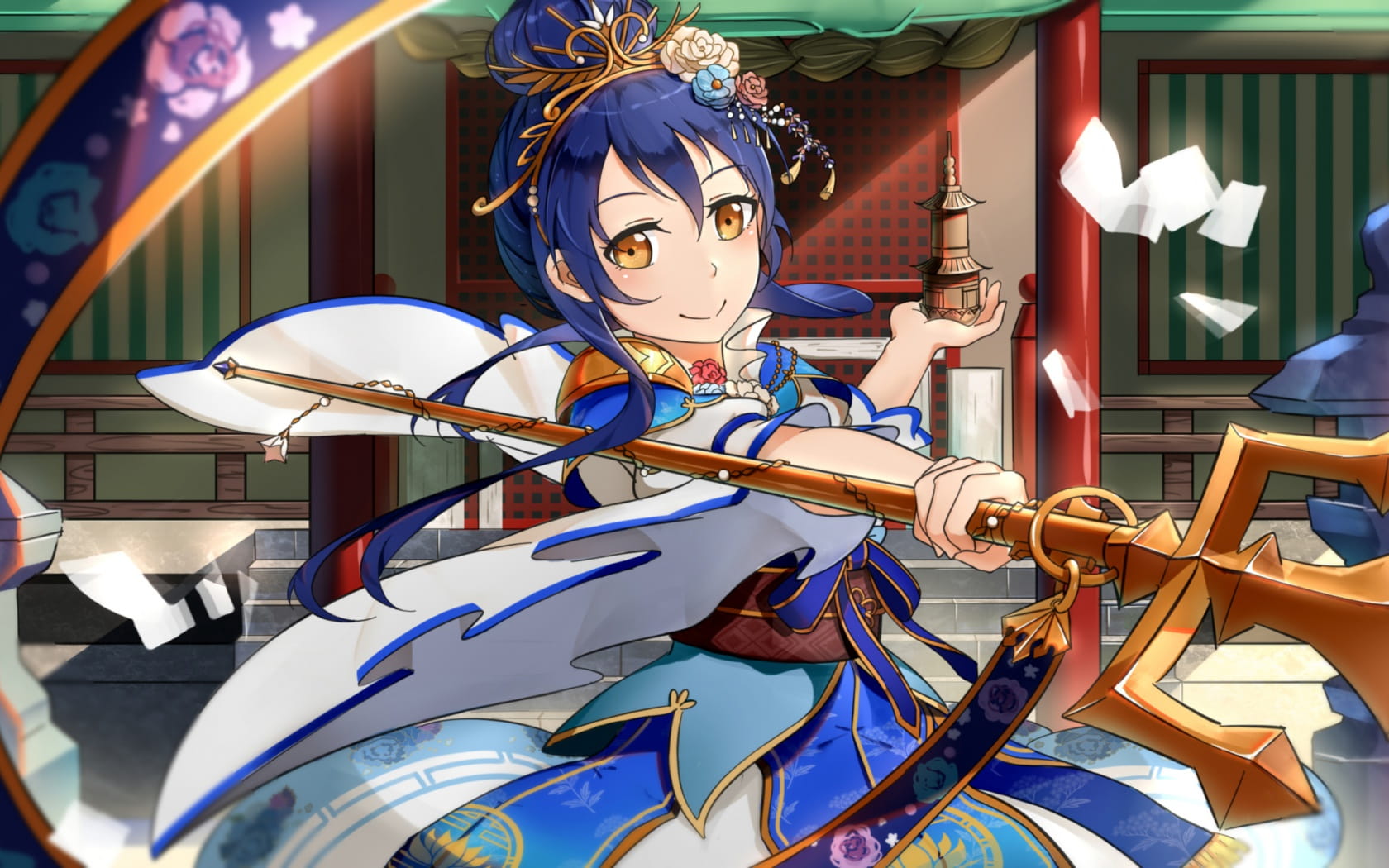 lovelive！海爷 园田海未电脑壁纸下载(1)