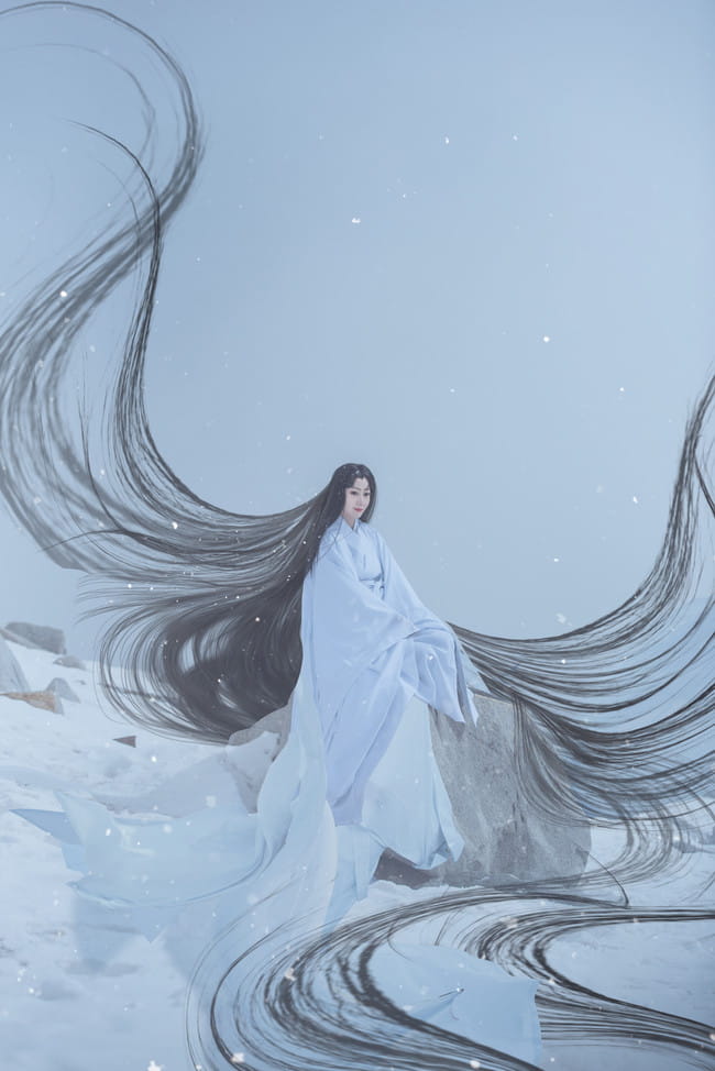 白姬抄 白姬 超还原cosplay(1)