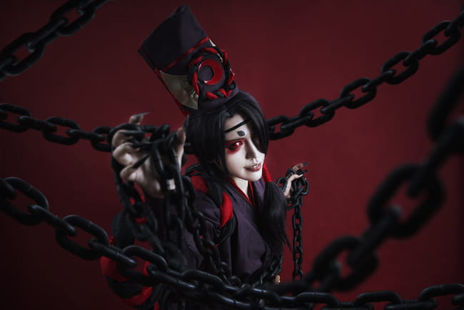 法华无常 网易手游阴阳师 鬼使黑&鬼使白 cosplay(1)