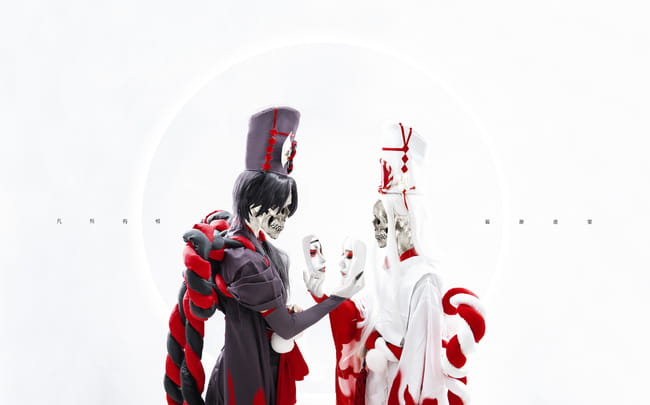 法华无常 网易手游阴阳师 鬼使黑&鬼使白 cosplay(1)