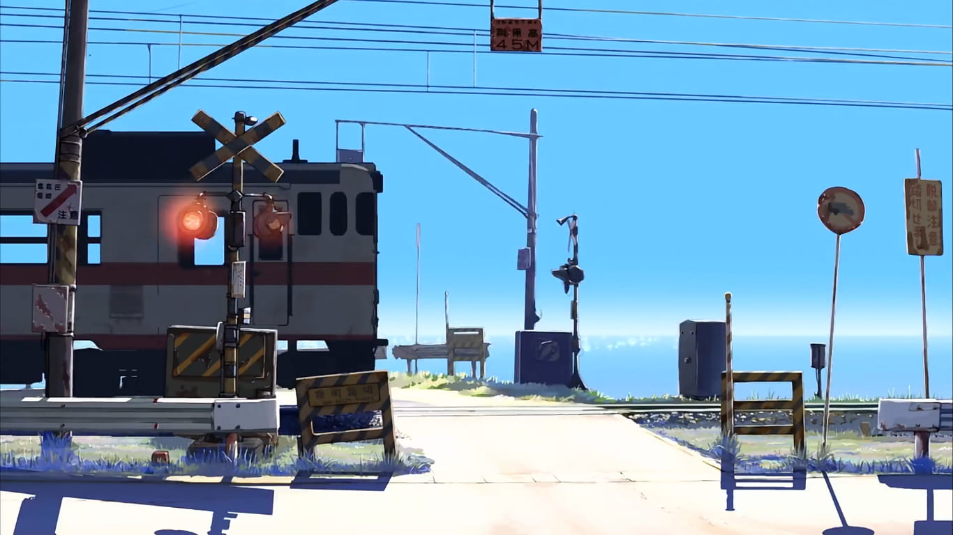 新海诚云之彼端约定之地 超美场景壁纸图(1)