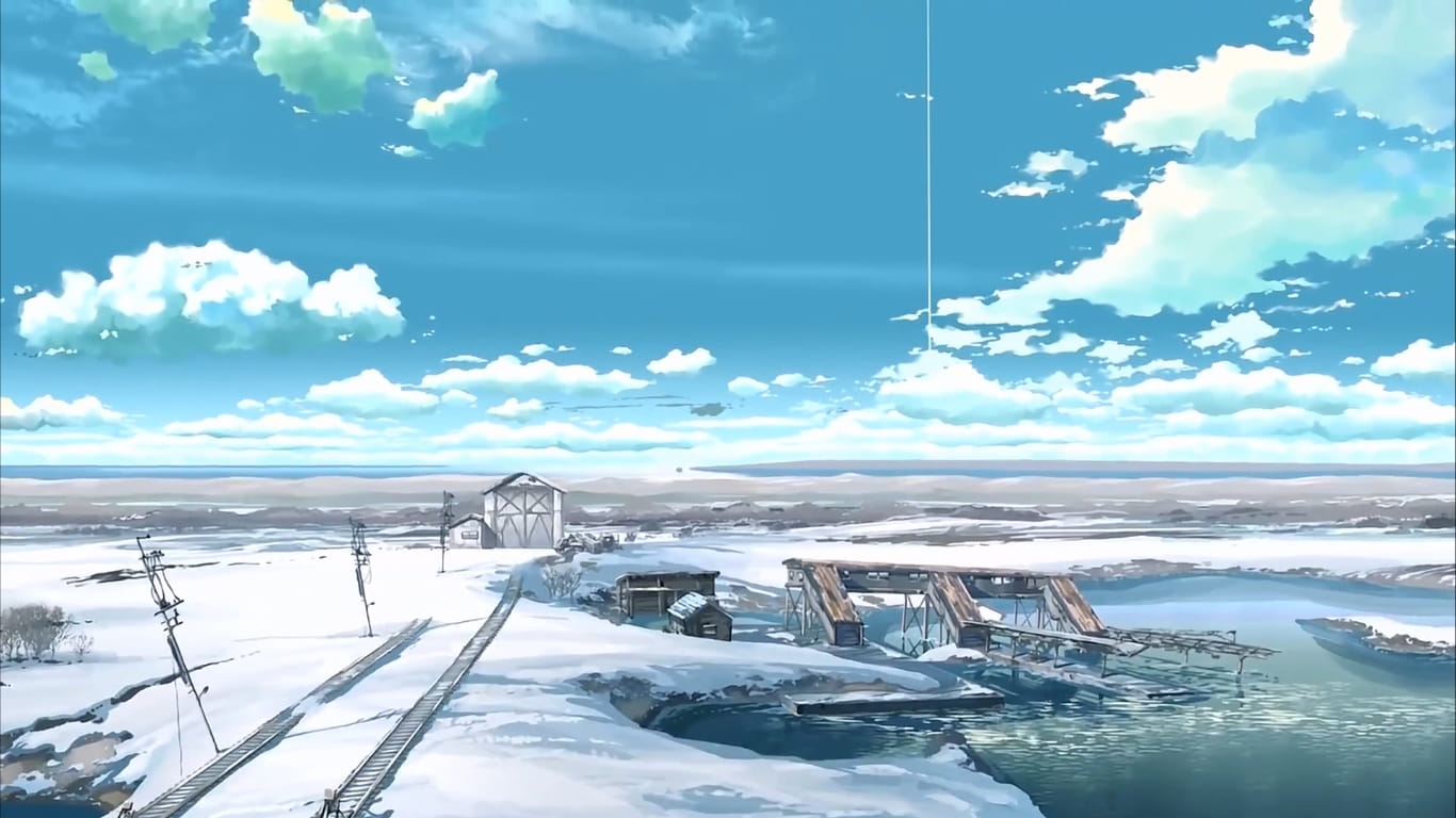 新海诚云之彼端约定之地 超美场景壁纸图(1)
