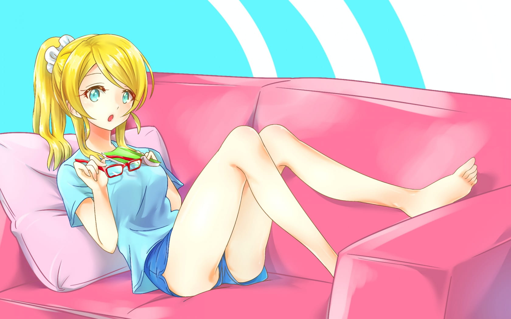 lovelive会长绘 绚濑绘里电脑壁纸(1)