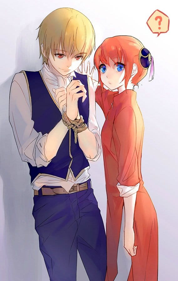 银魂CP 神乐&冲田总悟手机壁纸(1)