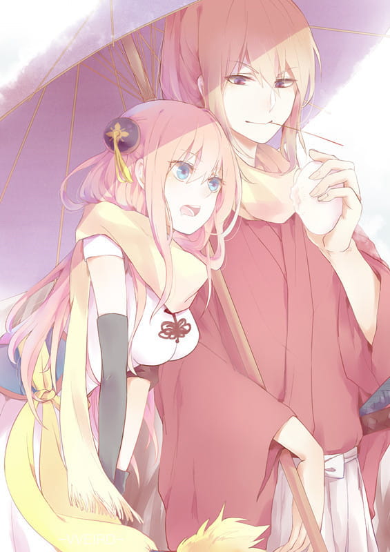 银魂CP 神乐&冲田总悟手机壁纸(1)