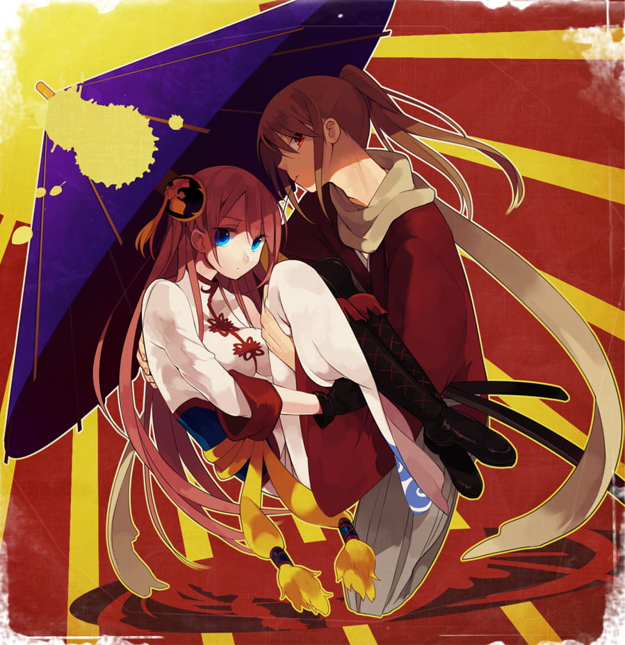 银魂CP 神乐&冲田总悟手机壁纸(1)