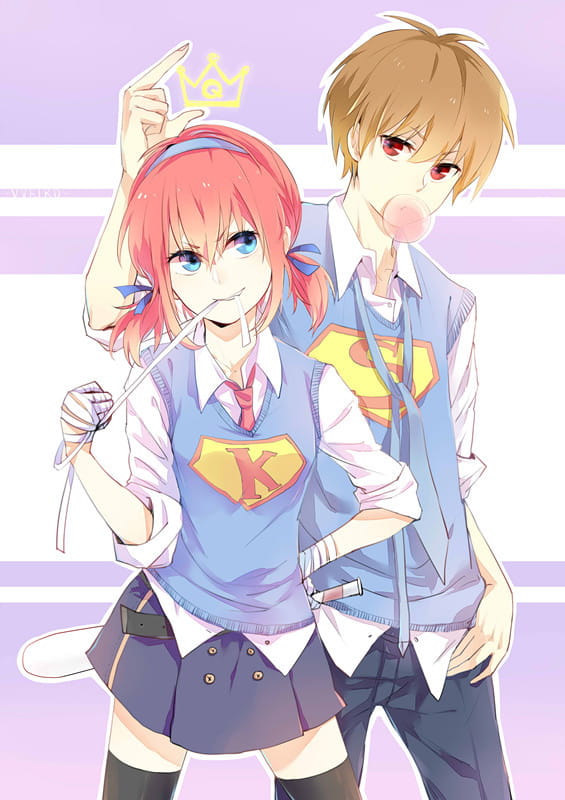 银魂CP 神乐&冲田总悟手机壁纸(1)