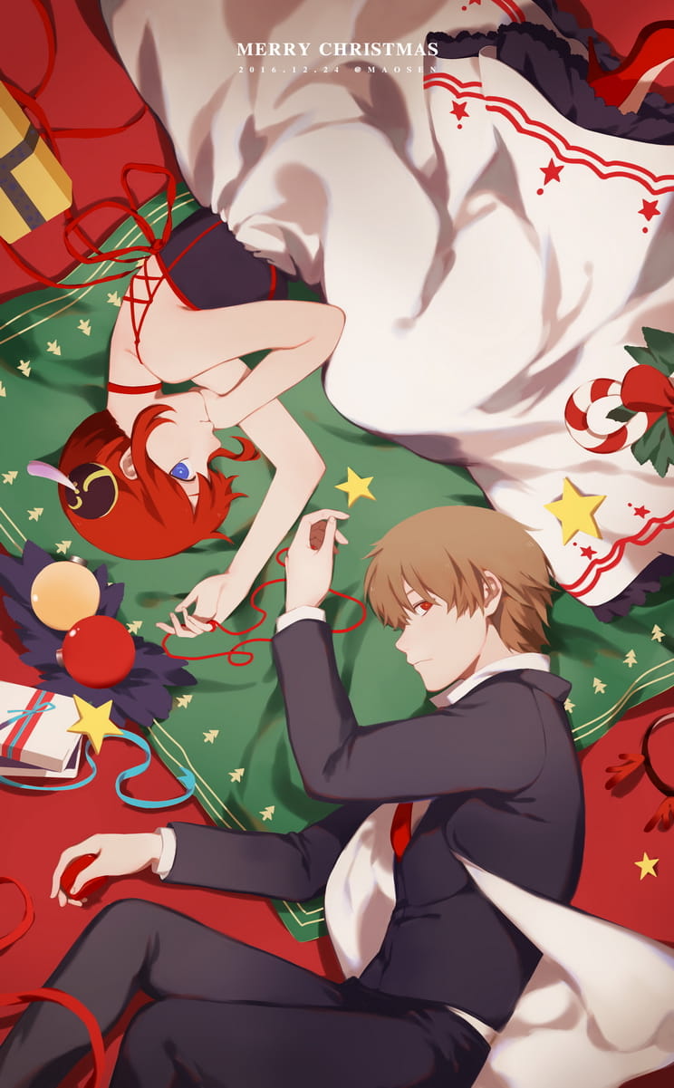 银魂CP 神乐&冲田总悟手机壁纸(1)