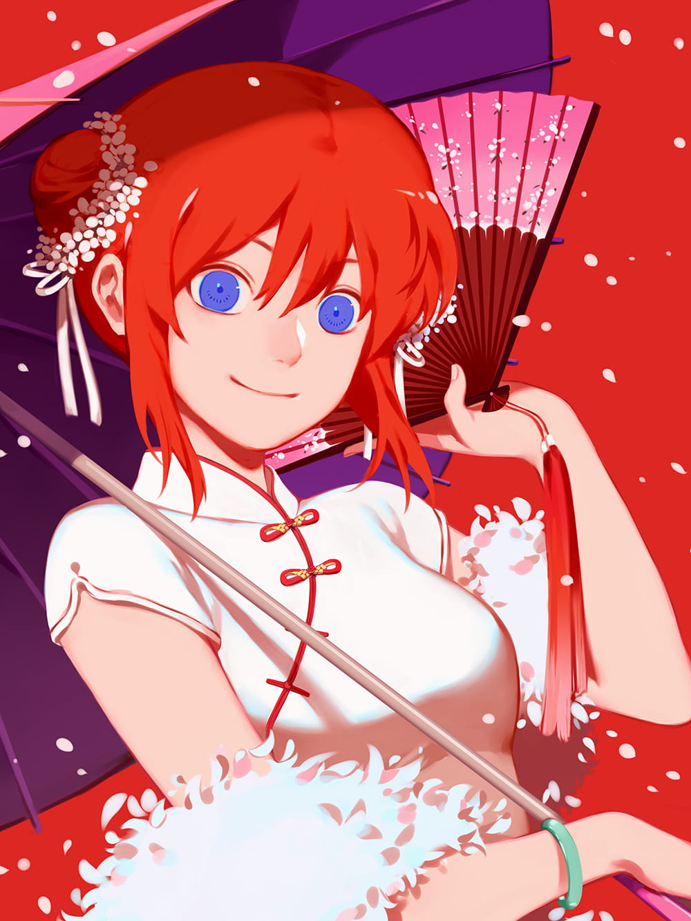 银魂CP 神乐&冲田总悟手机壁纸(1)