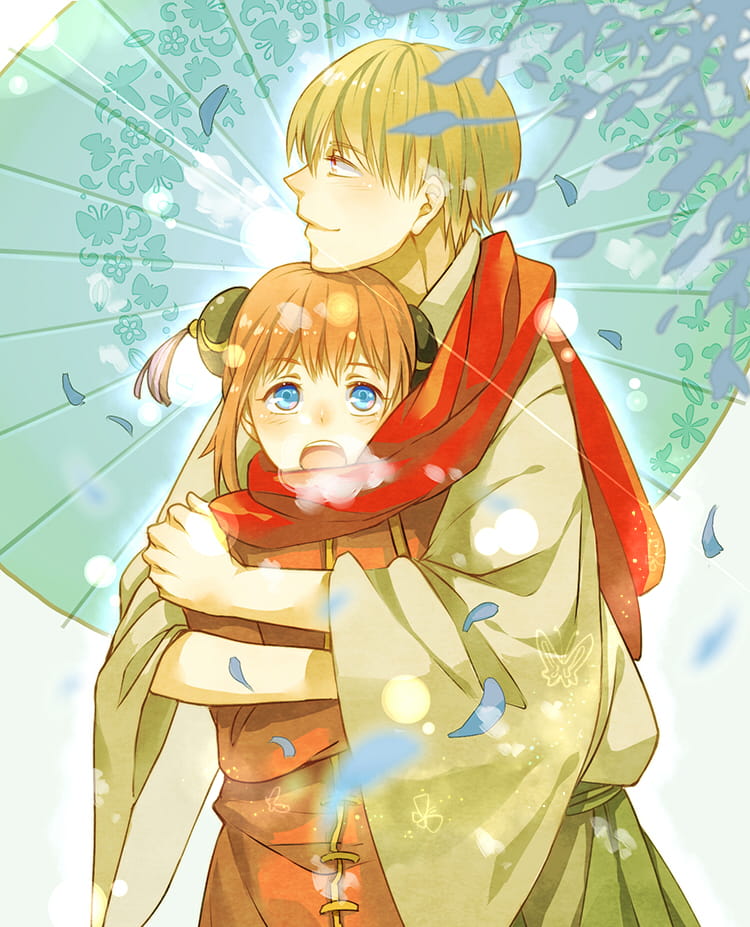 银魂CP 神乐&冲田总悟手机壁纸(1)