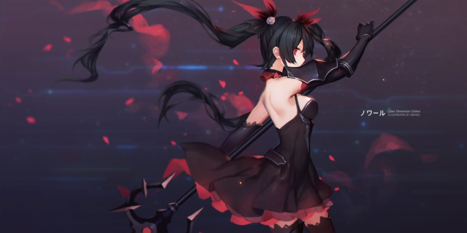 自然最美 黑长直小姐姐电脑壁纸(1)