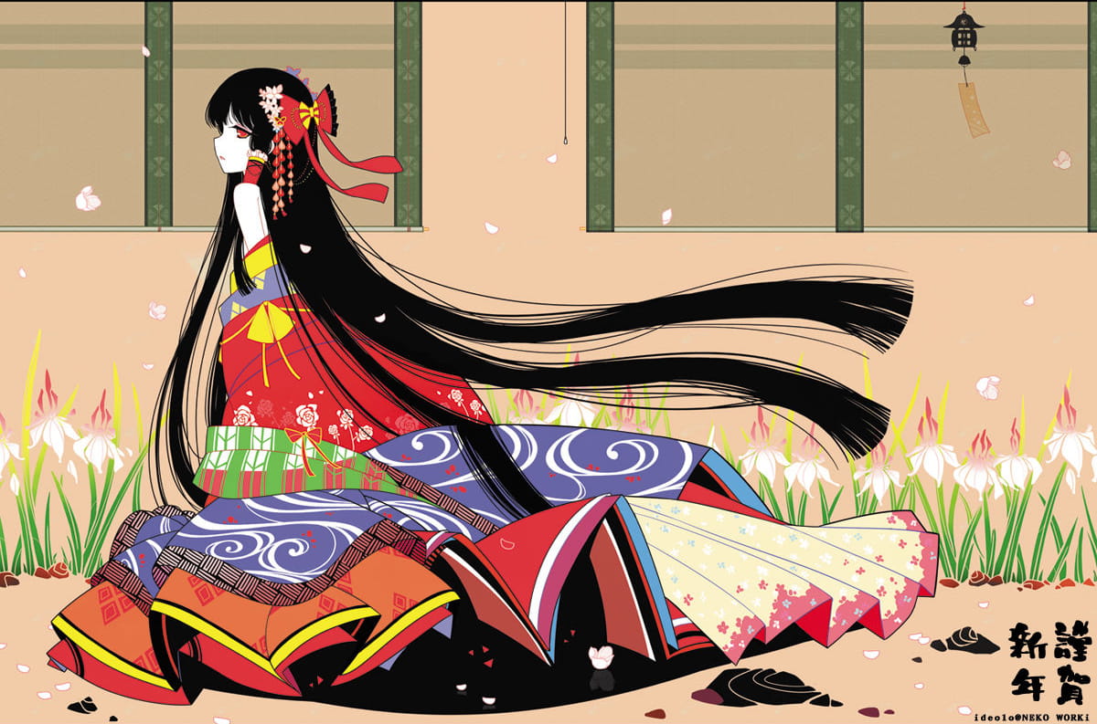 自然最美 黑长直小姐姐电脑壁纸(1)