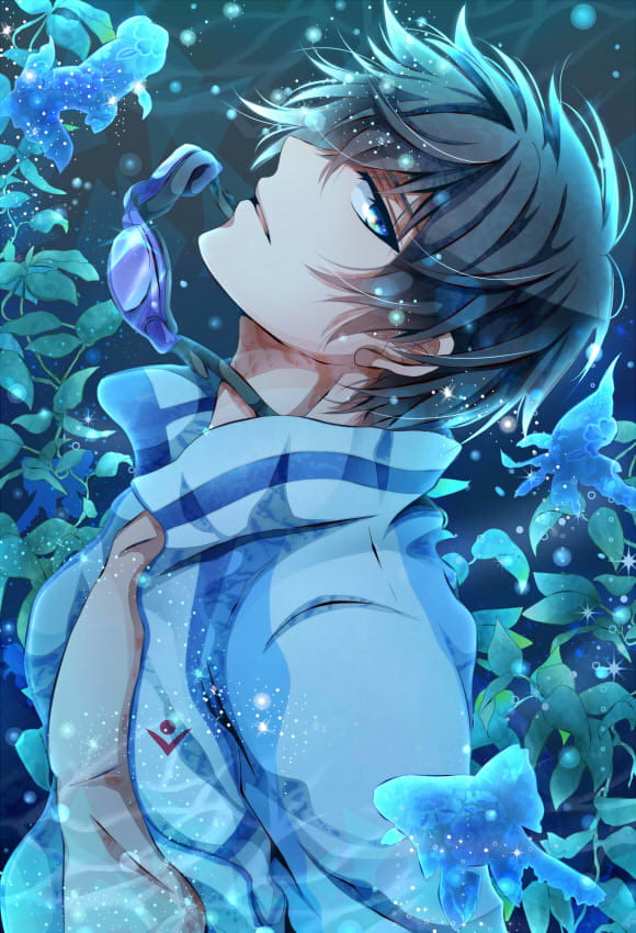 Free！男子游泳部 男神七濑遥手机壁纸(1)