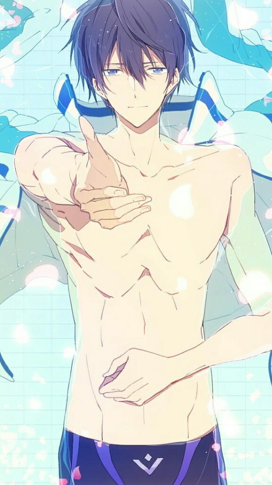 Free！男子游泳部 男神七濑遥手机壁纸(1)