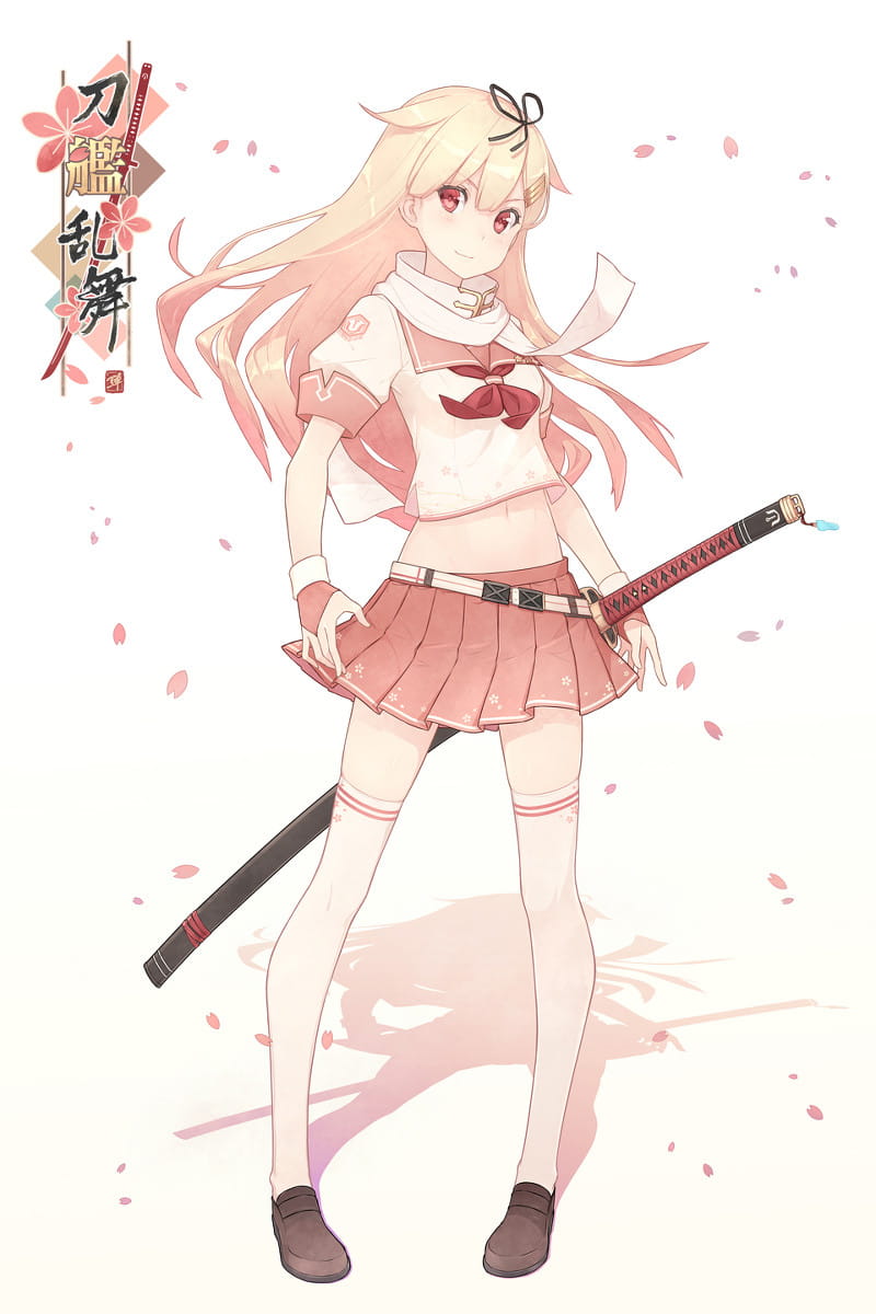 稳如poi~舰队Collection 舰娘夕立动漫手机壁纸下载(1)