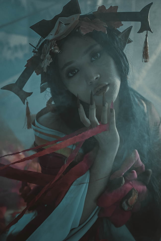 倾国倾城 网易手游阴阳师 红叶鬼女cosplay(1)