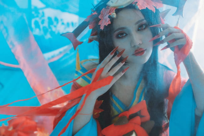 倾国倾城 网易手游阴阳师 红叶鬼女cosplay(1)