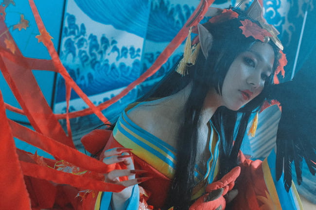倾国倾城 网易手游阴阳师 红叶鬼女cosplay(1)