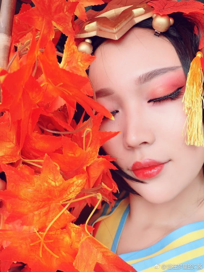 倾国倾城 网易手游阴阳师 红叶鬼女cosplay(1)