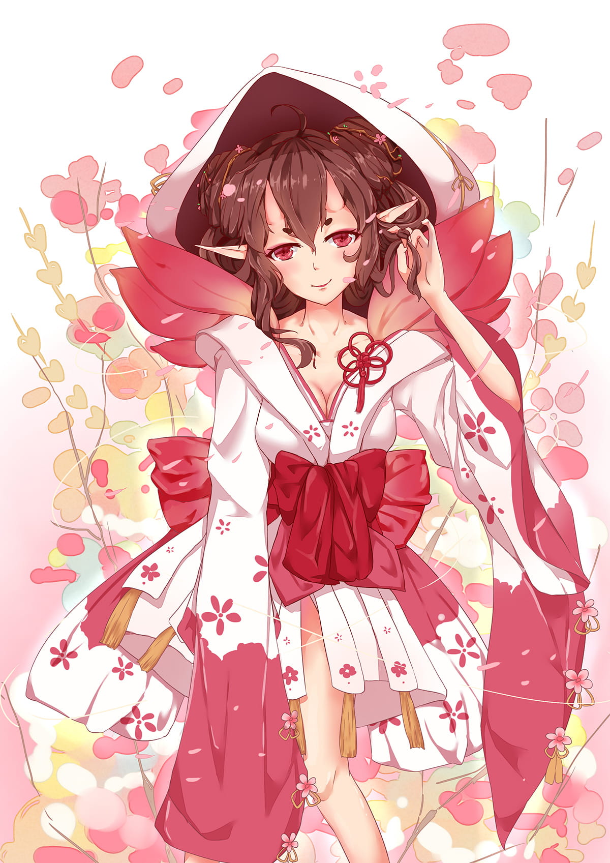 春桃化妖 阴阳师桃花妖手机壁纸