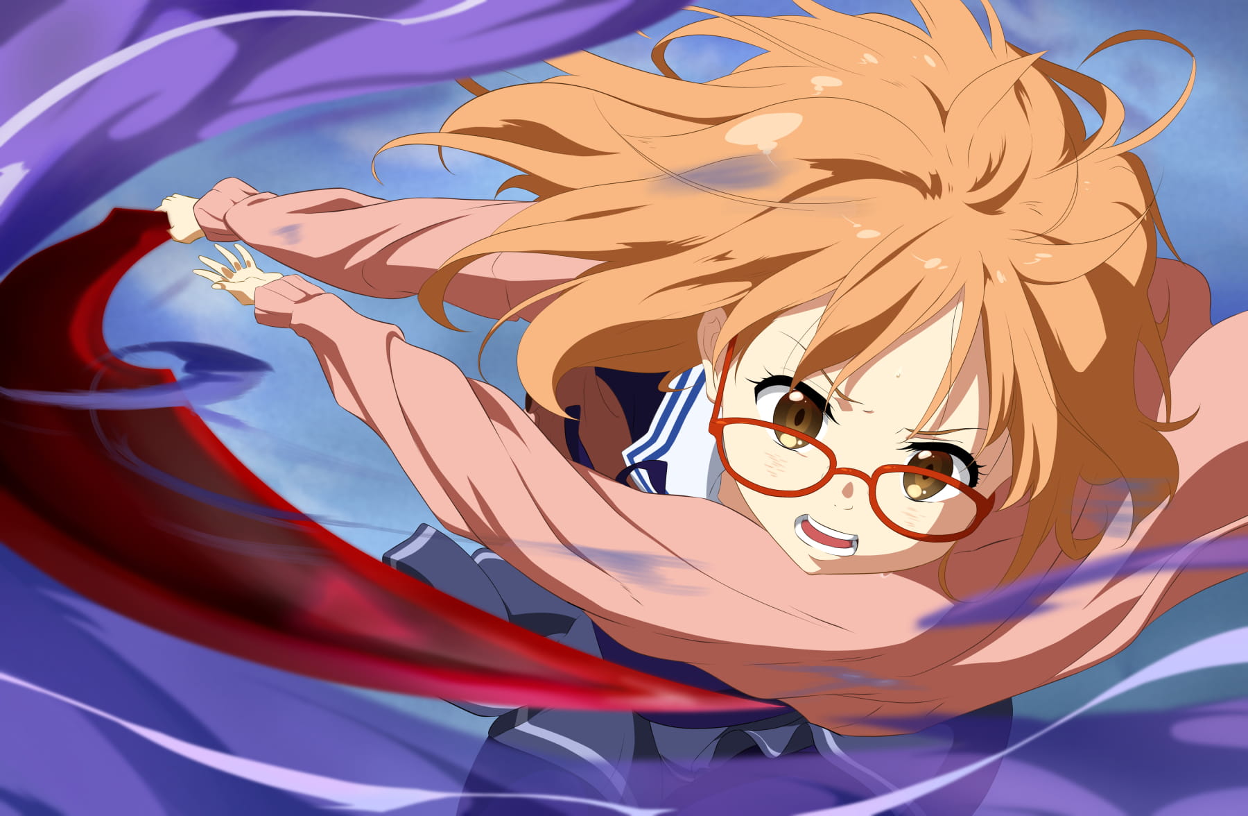 境界的彼方诅咒之血 栗山未来电脑壁纸(1)